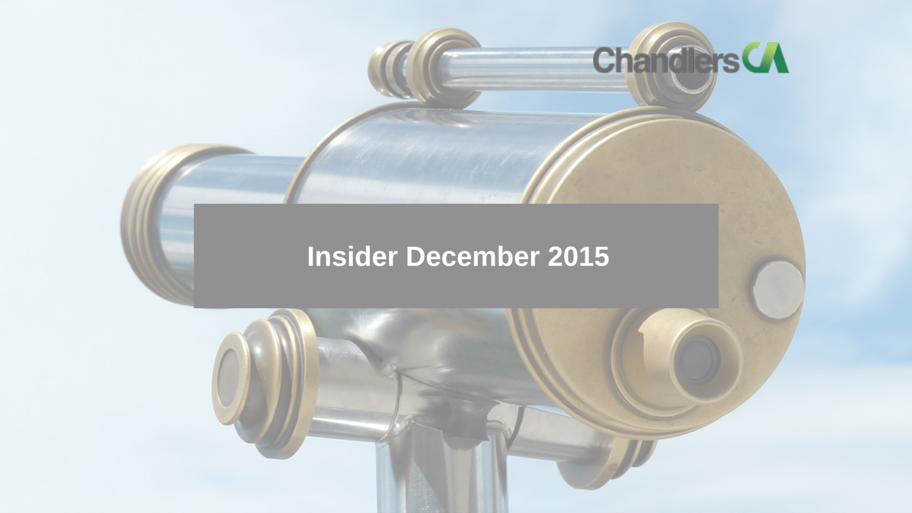 Tax Insider report for December 2015